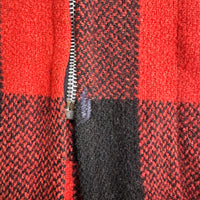 1970’s Buffalo Plaid Wool CPO Flannel Jacket L/XL