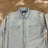 2000’s RRL Western Chambray Shirt XXL
