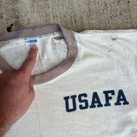 1970’s US Air Force Academy Champion Blue Bar Ringer T-Shirt