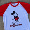 1980’s Walt Disney World Mickey Mouse Raglan T-Shirt Large