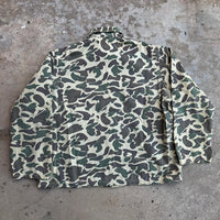 1960’s/70’s Hunting Camo Fatigue Shirt L/XL