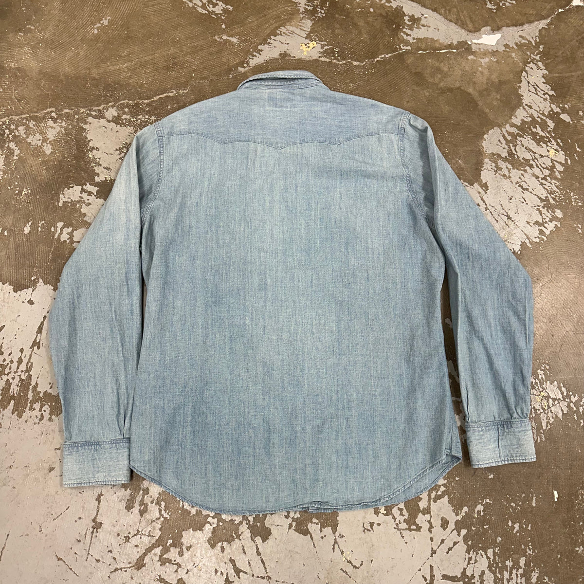 2000’s RRL Western Chambray Shirt XXL