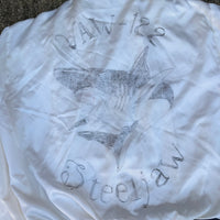 1980’s US Navy VAW-122 Steeljaw Hand Drawn Satin Jacket Large