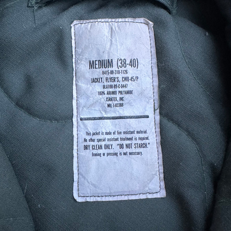 1980’s USAF CWU-45/P Flight Jacket Medium