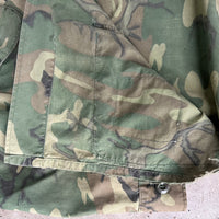 1960’s Vietnam War Poplin ERDL Camo Jungle Jacket Medium Regular