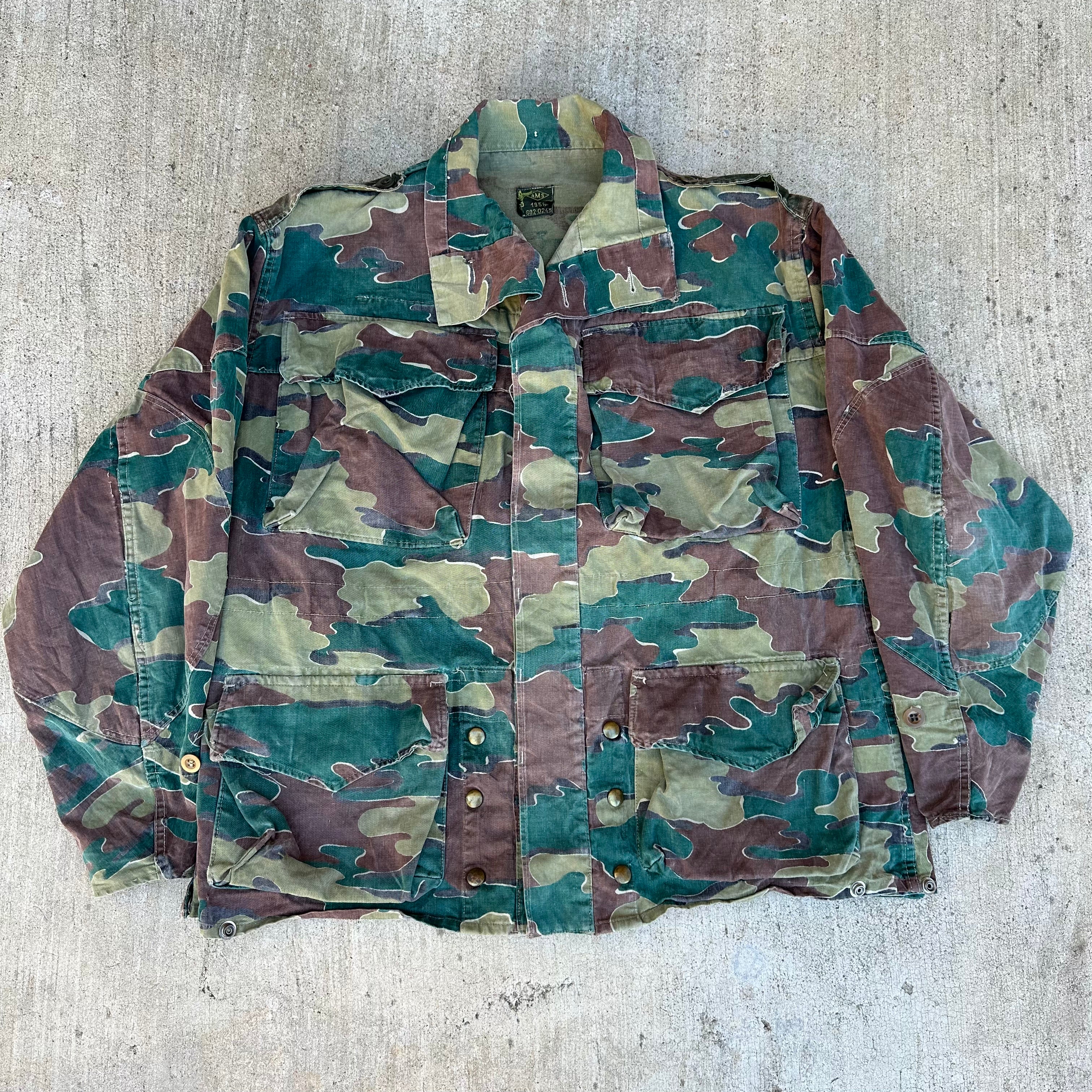 Vintage Military Green Hooded Jacket