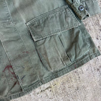 1960’s Painted Poplin Jungle Jacket 22” Chest
