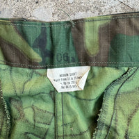 1960’s Deadstock Vietnam War ERDL Camo Jungle Pants Medium Short