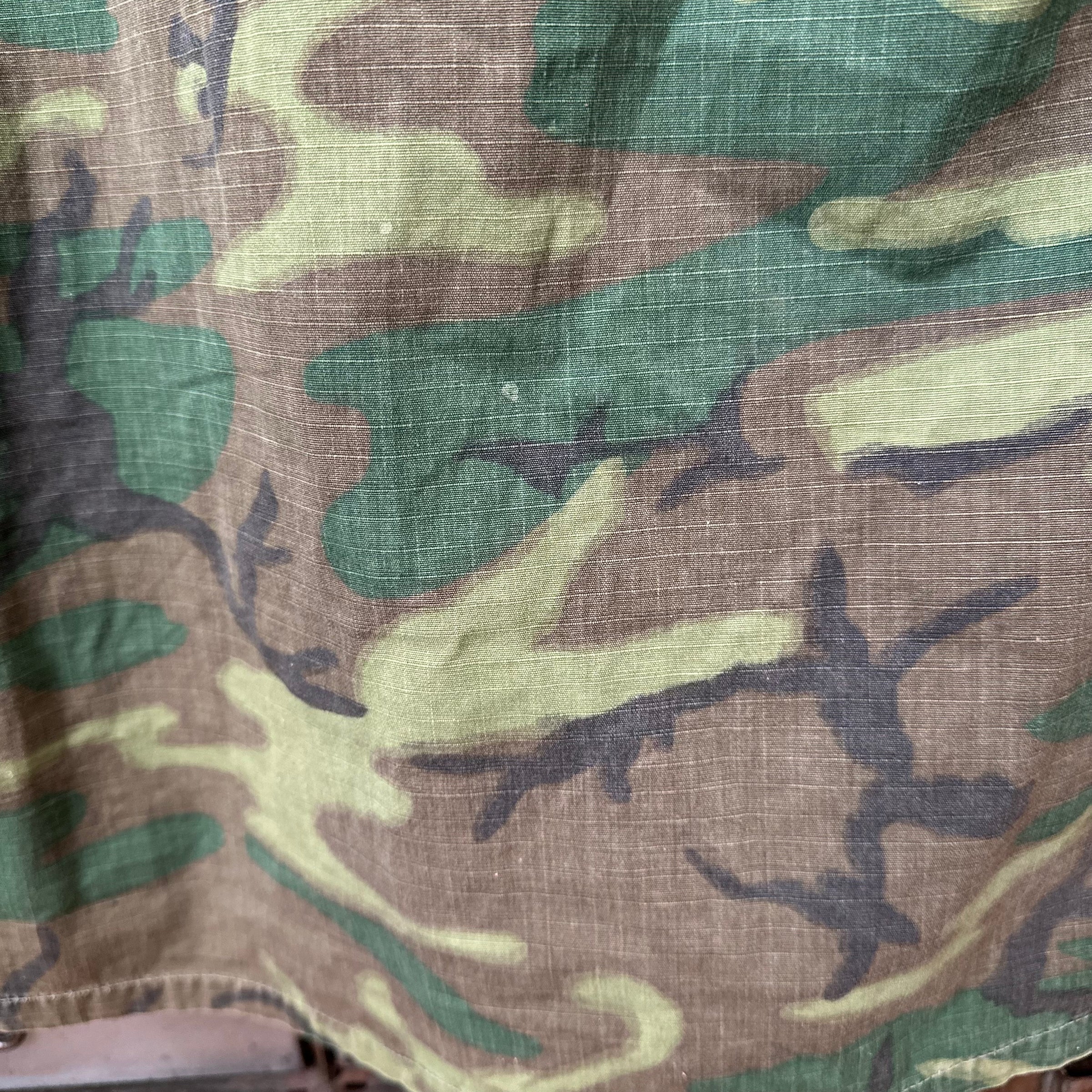 1960’s Vietnam War ERDL Camo Jungle Jacket Medium Short