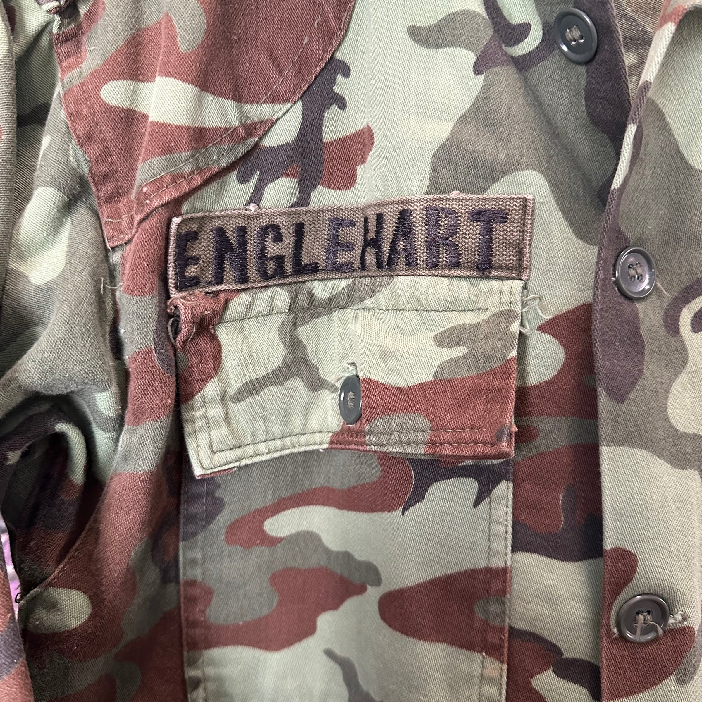 1960’s/70’s US Army Patched ARVN BDQ/Ranger Camo Shirt