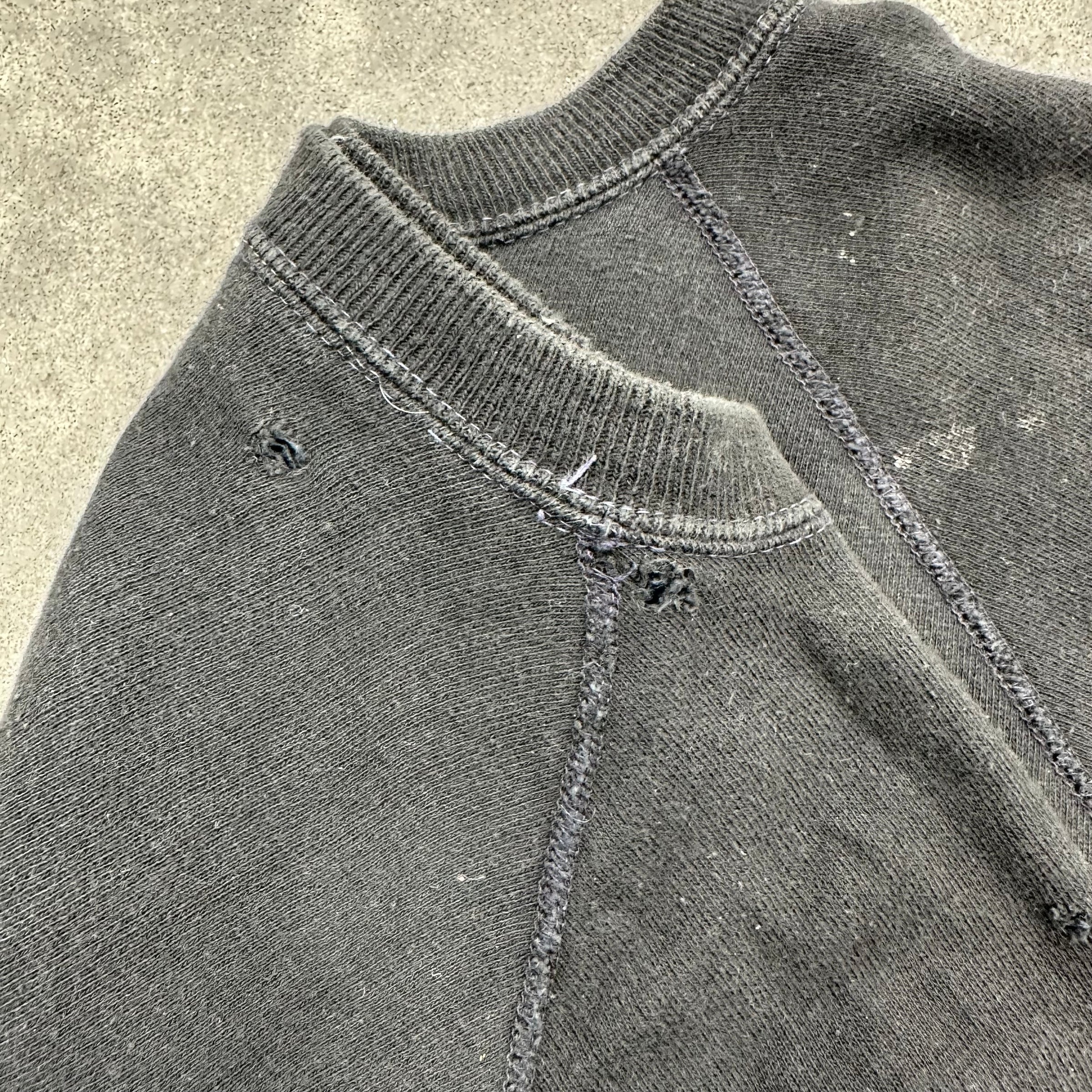 1960’s Northeast Rockets Flock Print Black Crewneck Sweatshirt Small