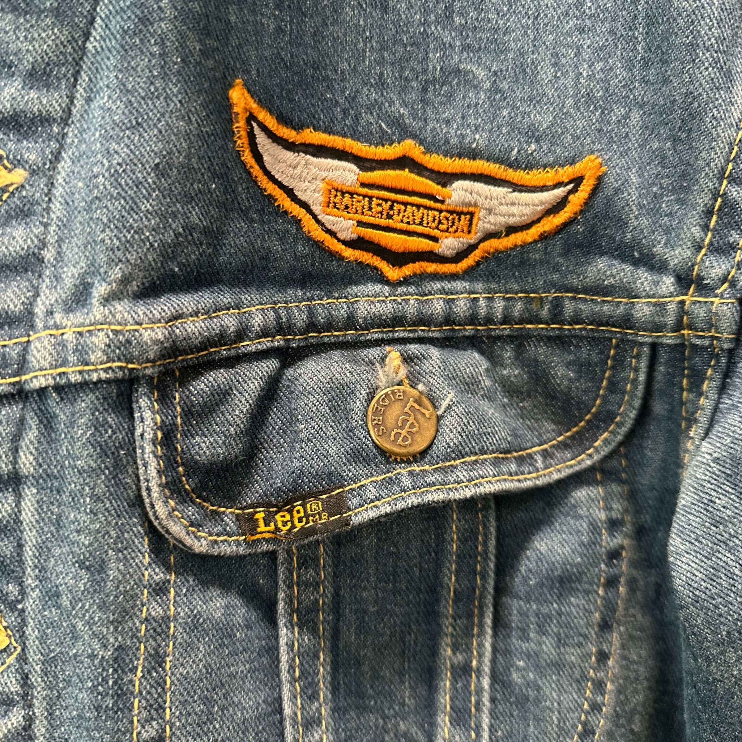 1970’s Patched Lee 101J Denim Jacket