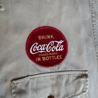 1960’s Coca Cola Employee Khaki Work Shirt Medium