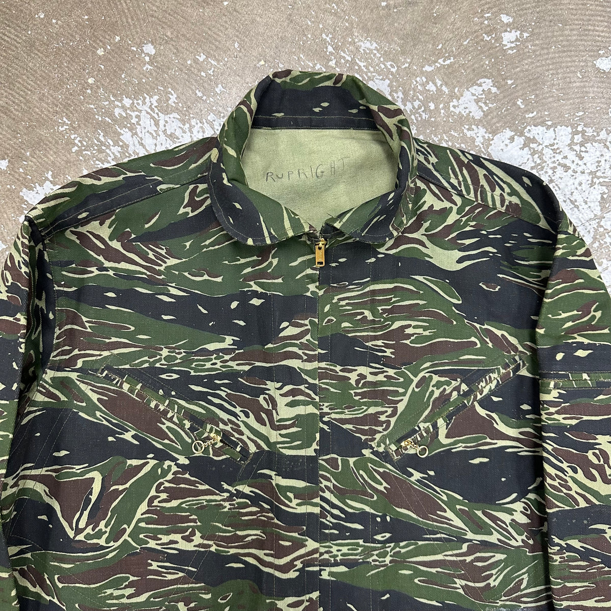 1970’s Deadstock Thai Tiger Stripe Camo Party Suit