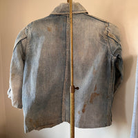 1930’s Baby Sized Railroad Button Denim Chore Jacket