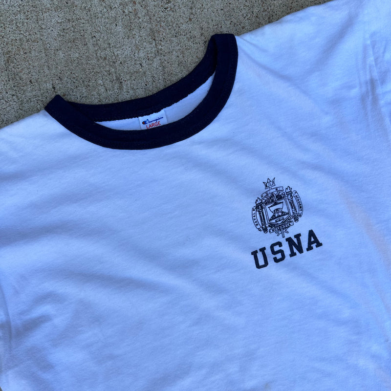 1980’s US Naval Academy Champion Ringer T-Shirt S/M