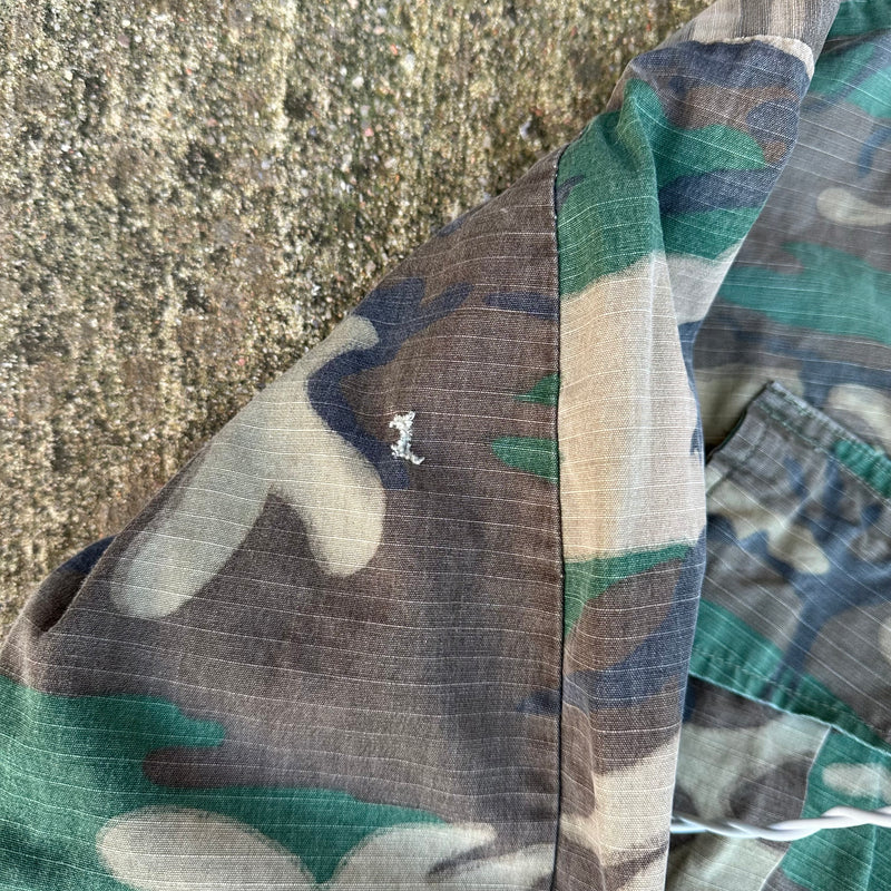1970’s USMC Stenciled ERDL Camo Jungle Jacket Small Regular