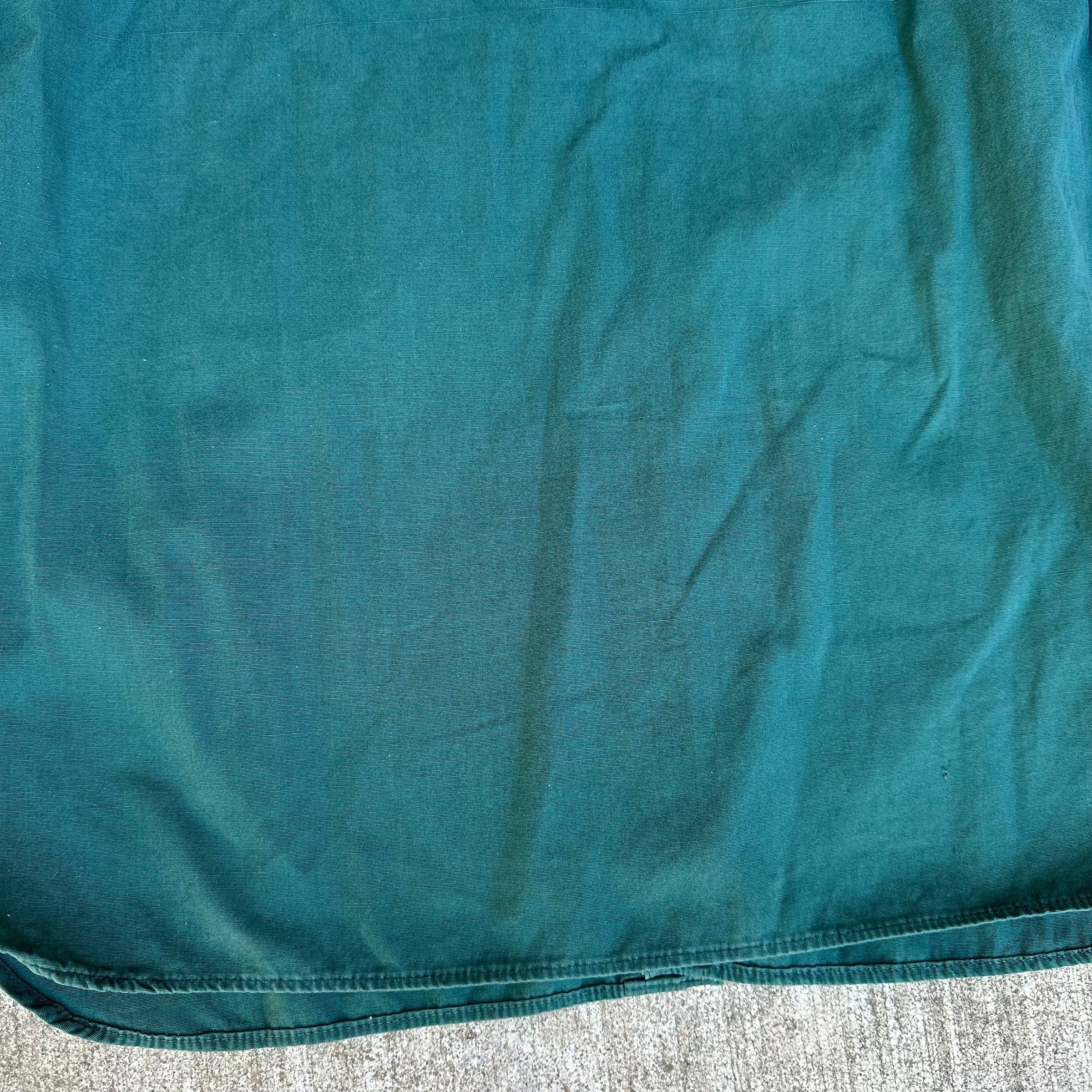 1950’s Coca Cola Employee Green Work Shirt Large