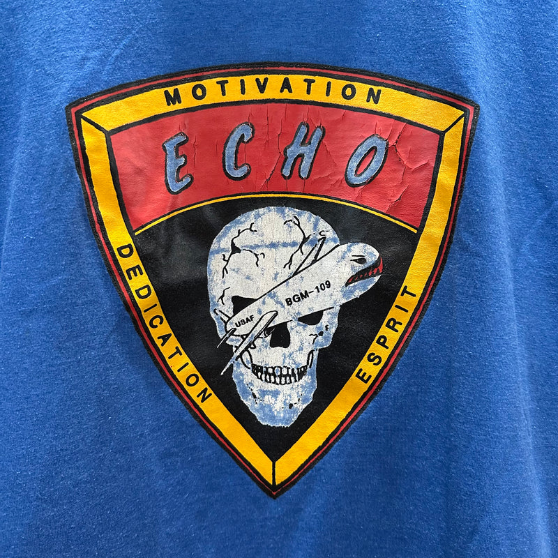1980’s/90’s USAF Tomahawk Missile Skull T-Shirt Medium