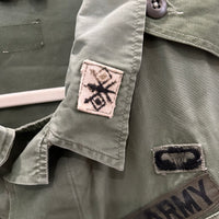 1960’s Vietnam War Modified 3rd Pattern Poplin Jungle Jacket XL Long