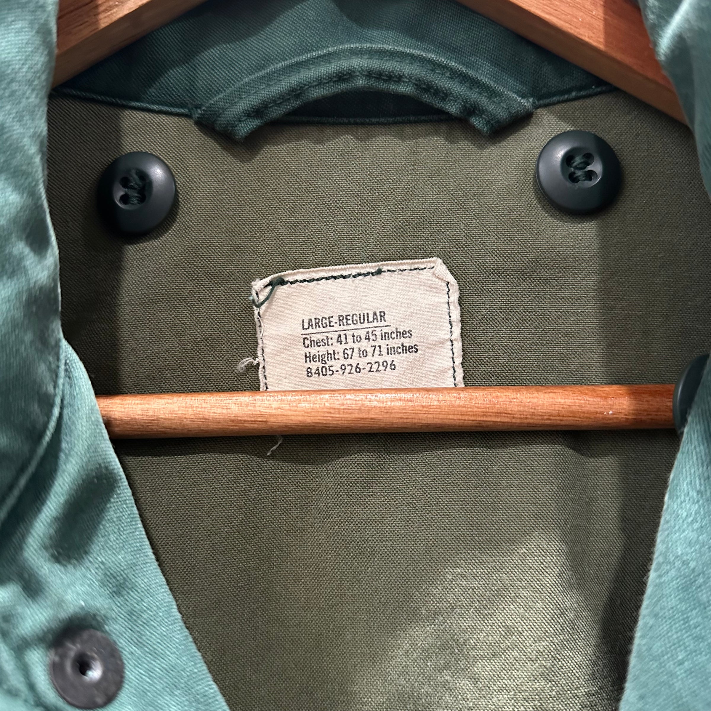 1960’s US Army Aggressor Shade 255 Field Jacket Large Regular