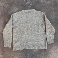 1980’s LL Bean Grey/Green Wool Sweater XL