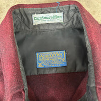 1970’s Pendleton Shadow Plaid Western Shirt Medium