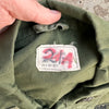 1960’s Vietnam War Patched Poplin Jungle Jacket Large Long