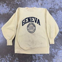 1980’s Geneva College Champion Reverse Weave Crewneck Sweatshirt Large