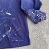 1990’s Gap Paint Splattered D Pocket Hooded Sweatshirt Large