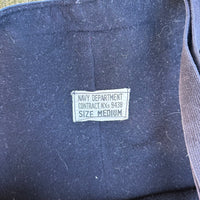 1940’s WWII US Navy Blue Deck Overalls Size Medium