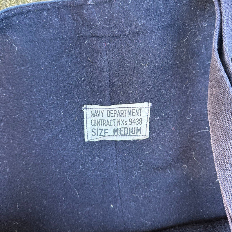 1940’s WWII US Navy Blue Deck Overalls Size Medium