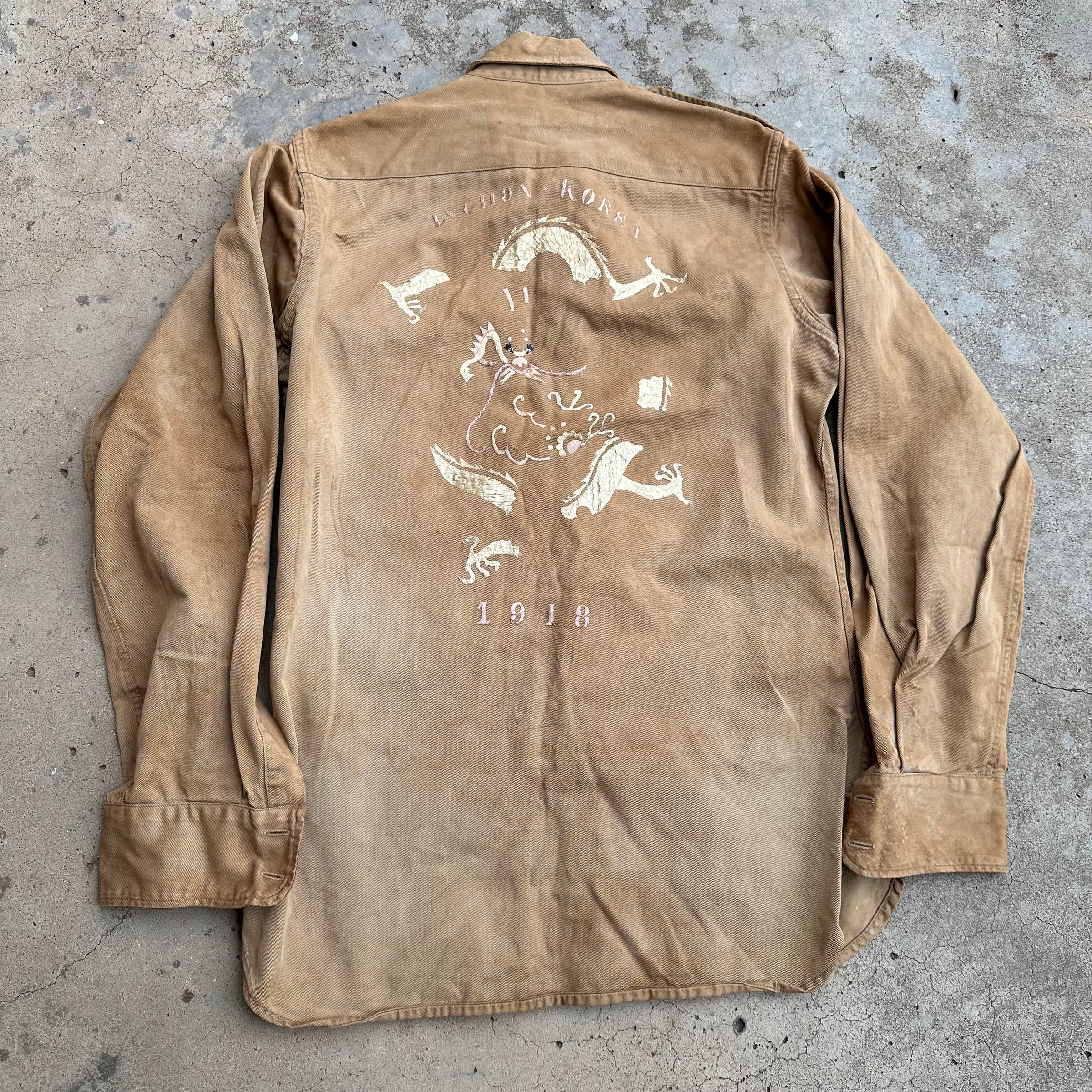 1940’s Khaki Military Souvenir Shirt