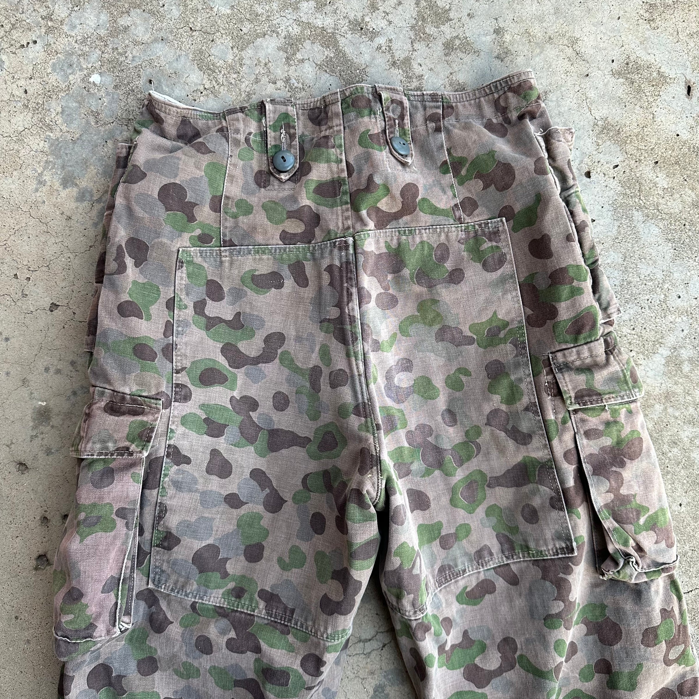 1970’s Austrian Pea Dot Camo Field Pants 32” Waist