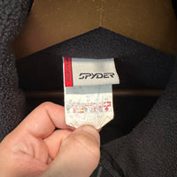 1990’s/Y2K Spyder Black Fleece Jacket Medium