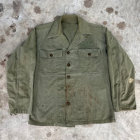 1940’s/50’s Thrashed US Army M-47 HBT Shirt Medium
