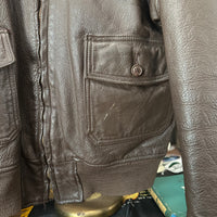 1960’s/70’s USN G-1 Leather Flight Jacket 22” Chest