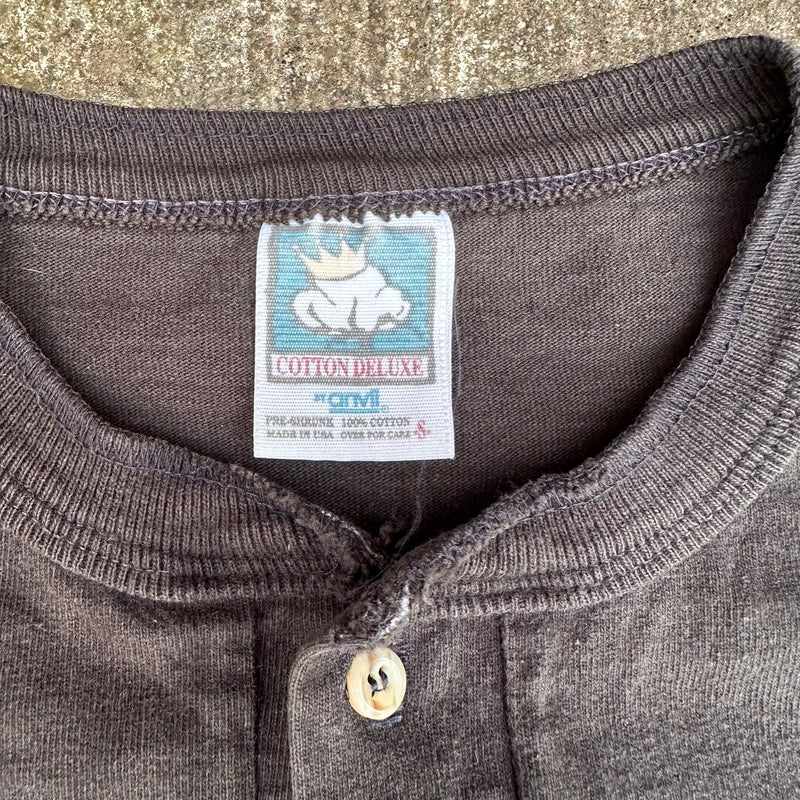 1990’s Jim’s Star Bar Longsleeve Henley T-Shirt Small