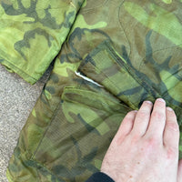 1960’s/70’s Vietnam War Tailor Made ERDL Camo Poncho Liner Jacket Large