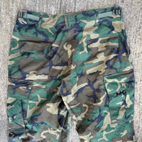 1970’s Vietnam War Deadstock ERDL Camo Jungle Pants Medium Short