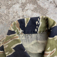 1960’s/70’s Vietnam War Late War Tiger Stripe Camo Shirt Asian Medium