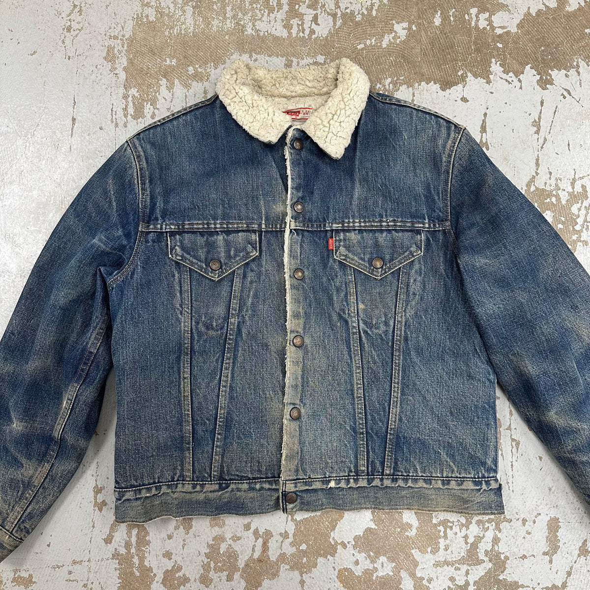 1970’s Levi’s Sherpa Lined Denim Jacket Size 44