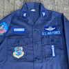 1970’s USAF Blue Missile Crewman Fatigue Shirt Large