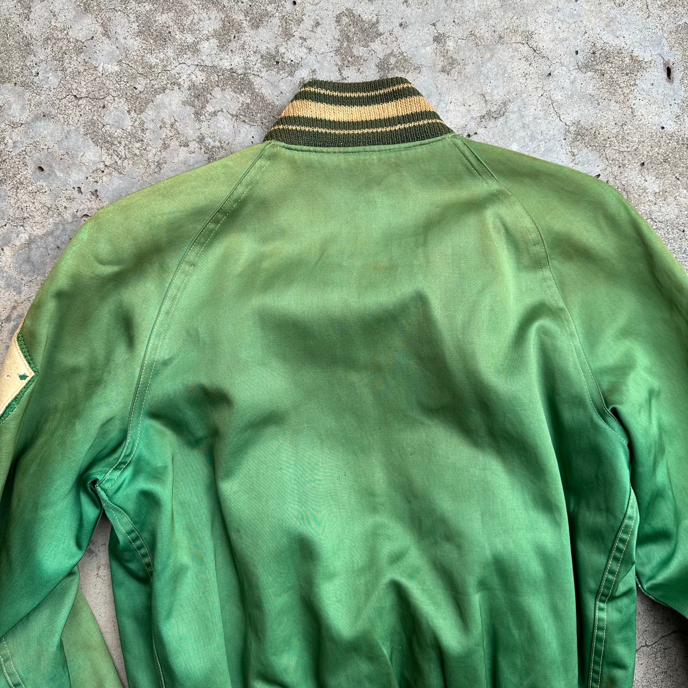 1950’s Butwin Crack Squad Patched Satin Jacket Small