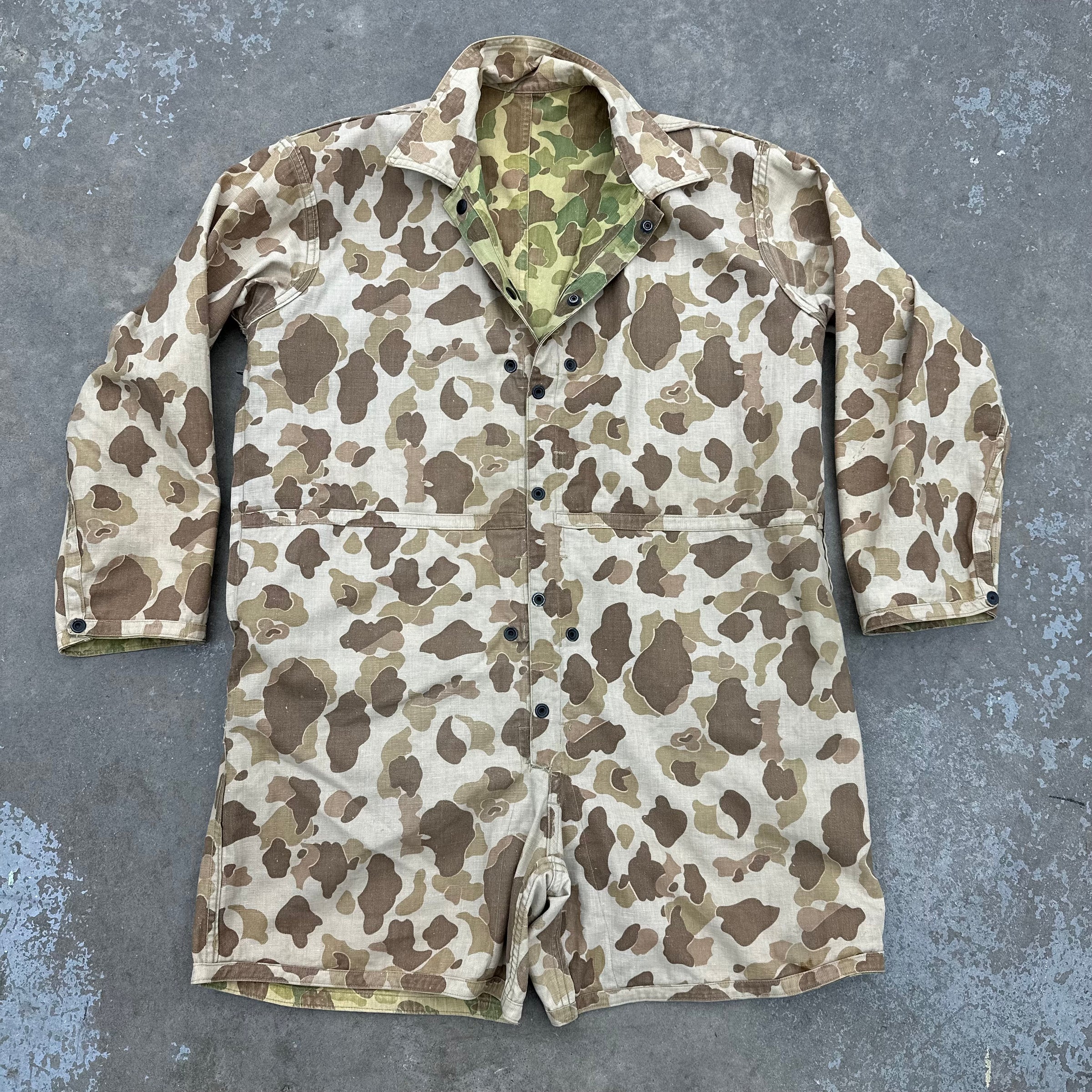 1940’s WWII USMC Paramarine Step-In Smock