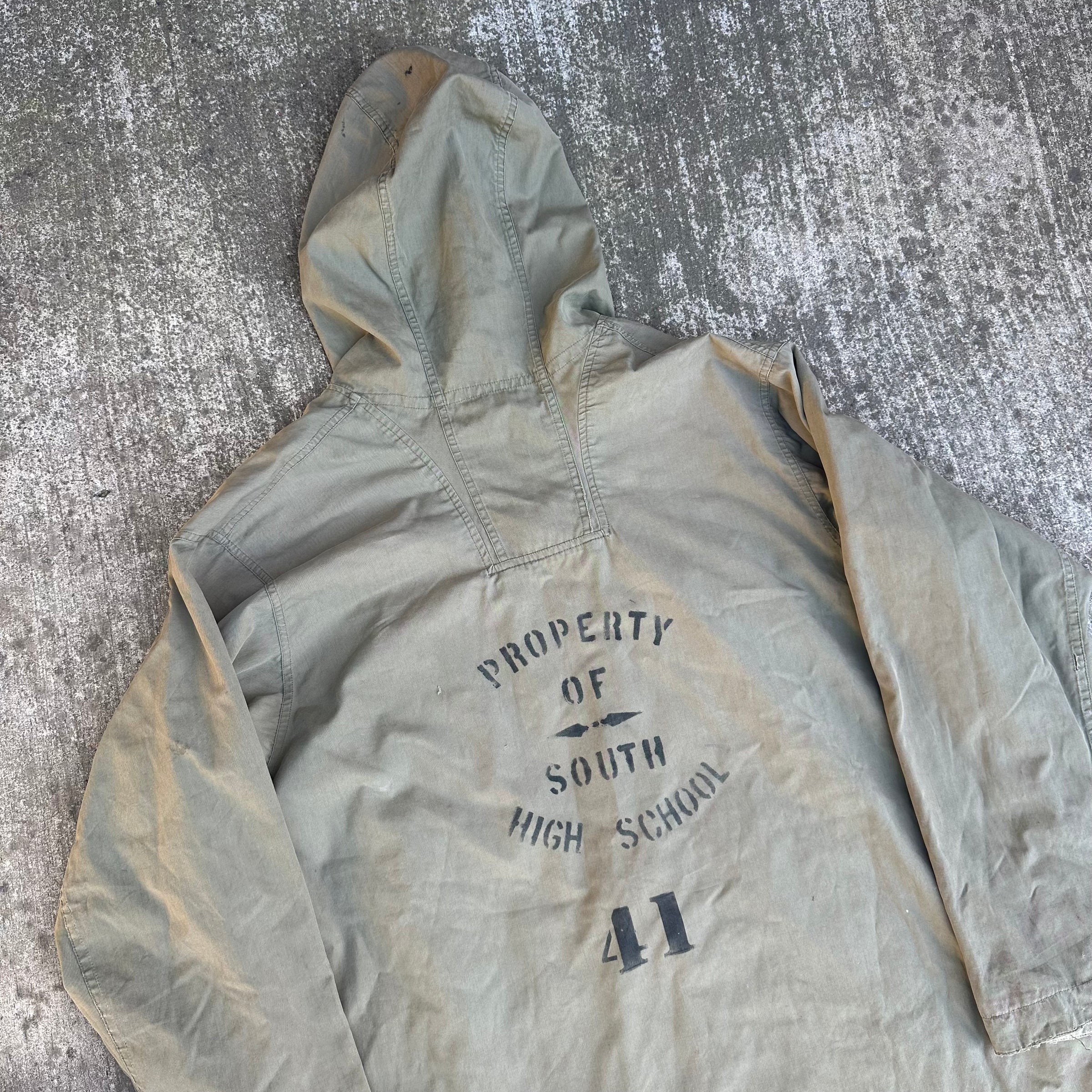 1940’s WWII Stenciled First Pattern Reversible Ski Parka