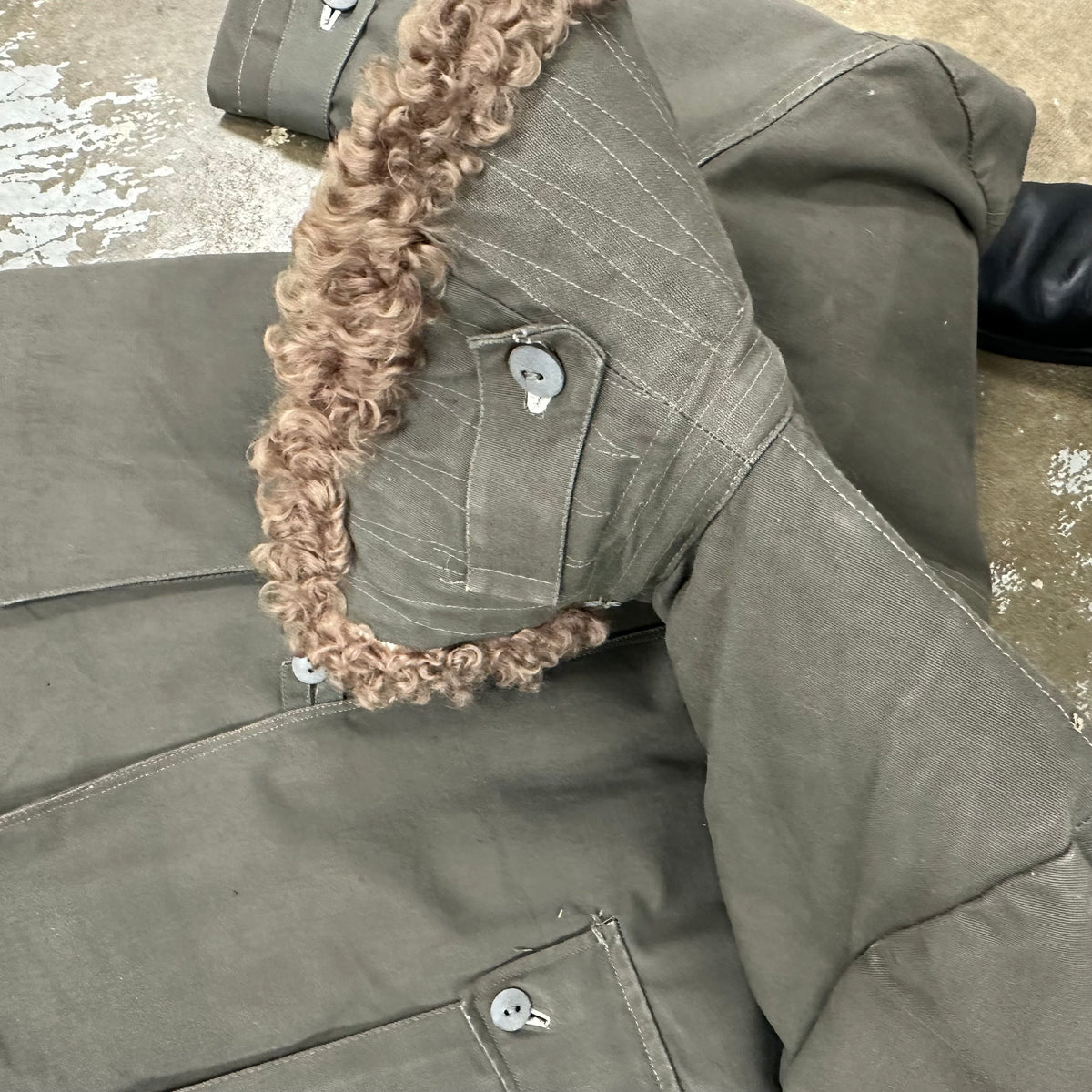 1940’s m/1944 livpäls Swedish Army Military Jacket 24” Chest