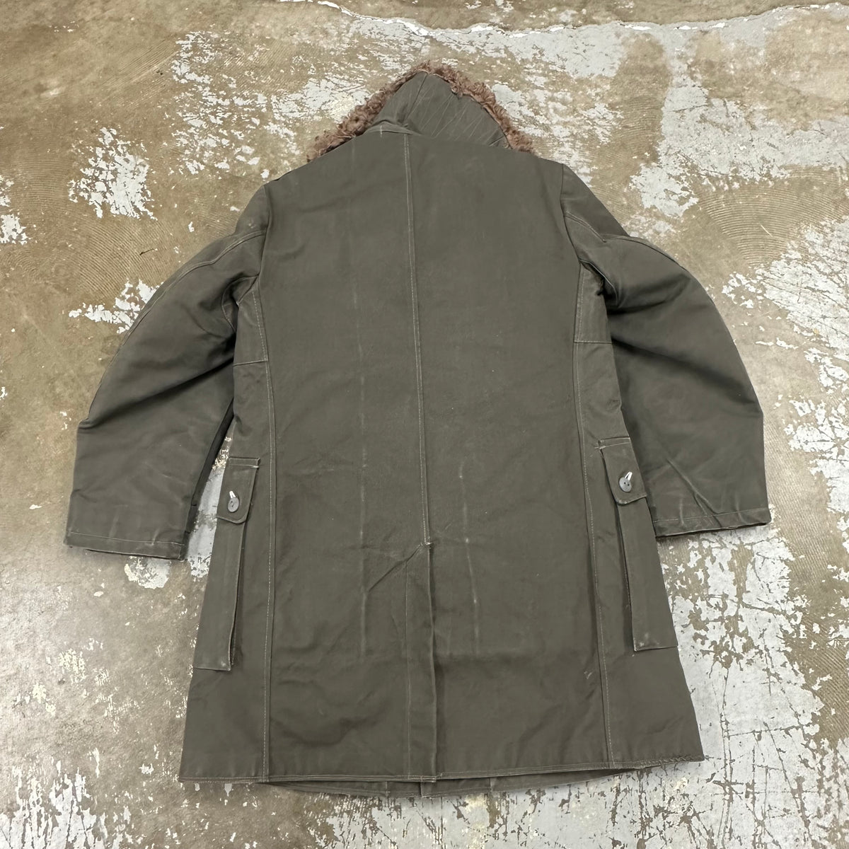 1940’s m/1944 livpäls Swedish Army Military Jacket 24” Chest
