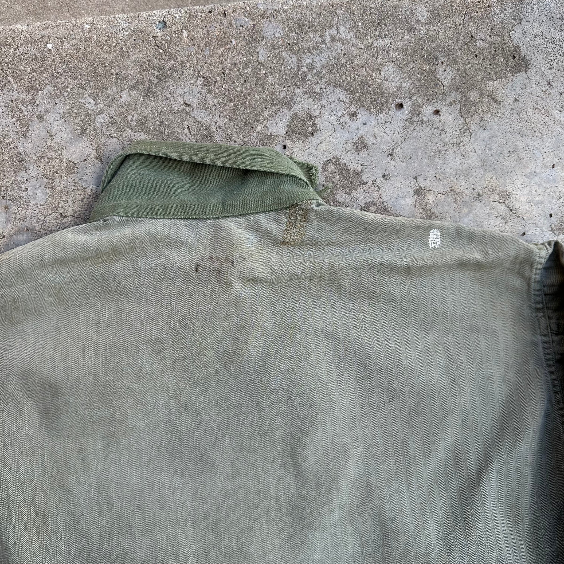 1940’s WWII M-43 HBT Jacket 25.5” Chest