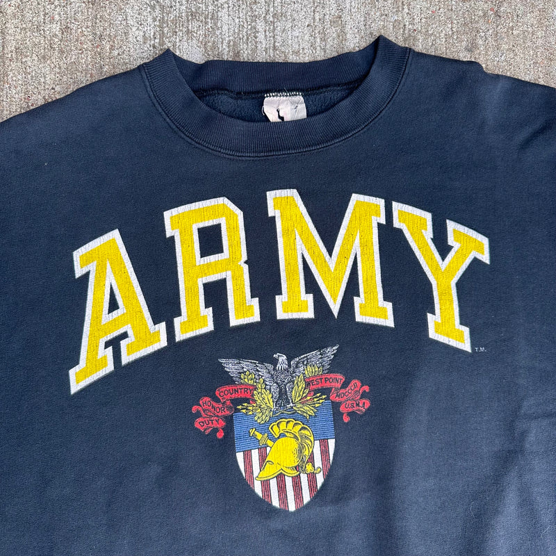 1980’s Black West Point Army Sweatshirt L/XL